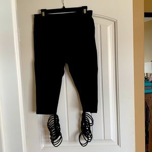 Zella large crop black sexy leggings like new